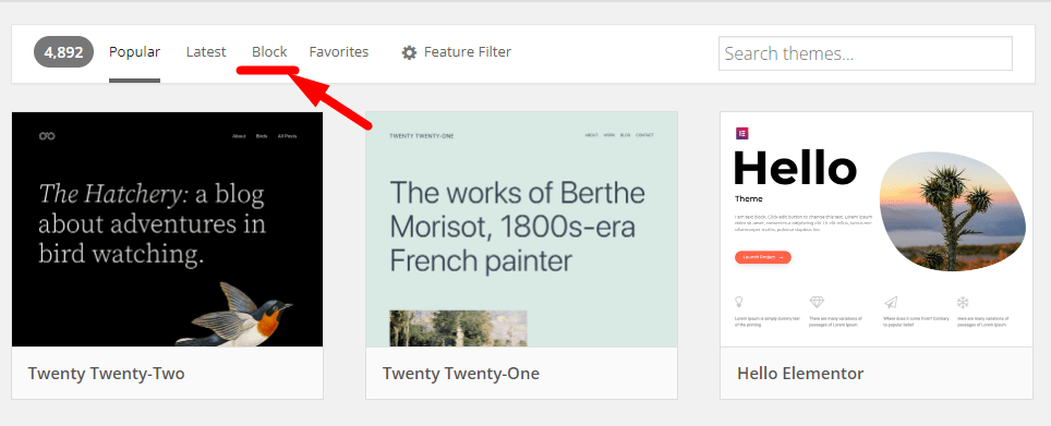 WordPress Contributors Propose Improving Block Themes’ Visibility in the Directory