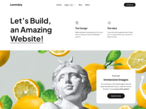 Lemmony: A Free WordPress Block Theme with 30+ Patterns