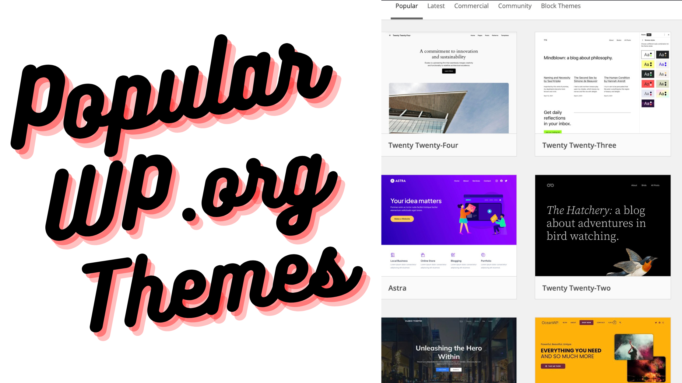 Which WP Theme is Best? Fun With Theme Download Stats
