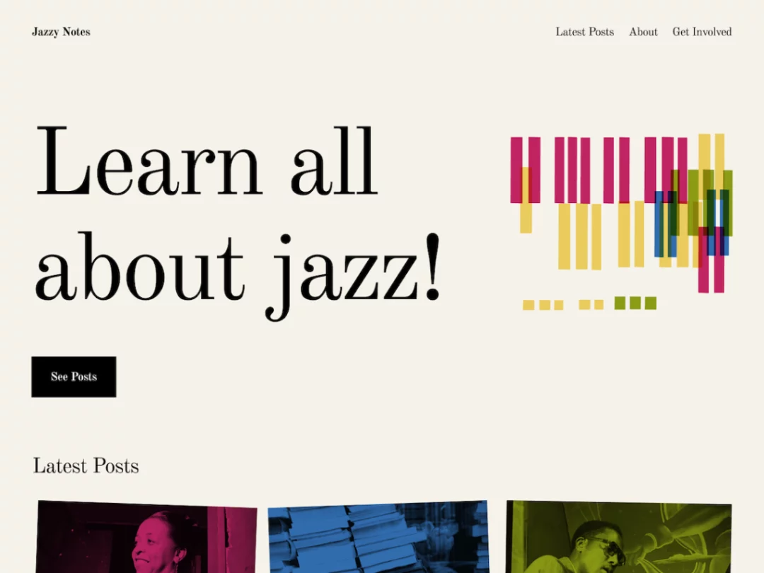 WordPress Themes Team Releases Blue Note, A Community-Supported Theme for Bloggers